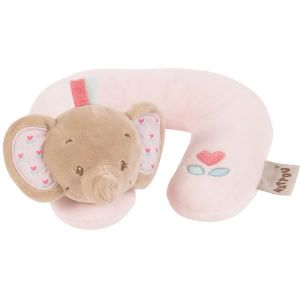 NATTOU Tour de cou 0M Rose l'éléphant