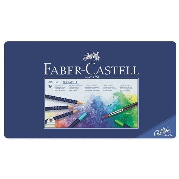 FABERCASTELL Boîte 36 Crayons Art Grip Aquarelle Achat / Vente
