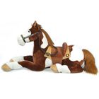 PELUCHE Cheval Decar alongé 1 mètre
