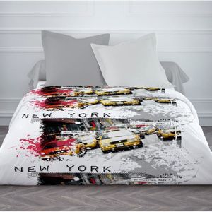 TODAY Couette tempérée imprimée NY SPLASH 220x240 cm multicolore