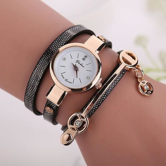 Lot De Bracelets Montres Bling Doré/Marron - Pour Fête, Anniversaire, Cadeau, Neuf