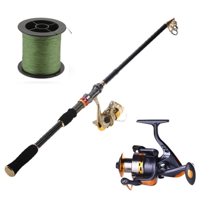 Canne à Pêche Portable En Fibre De Carbone - 2,1m à 4,5m