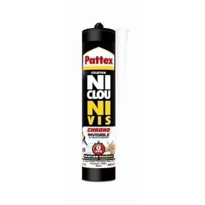 Ni clou ni vis invisible Pattex - Cartouche 310 ml