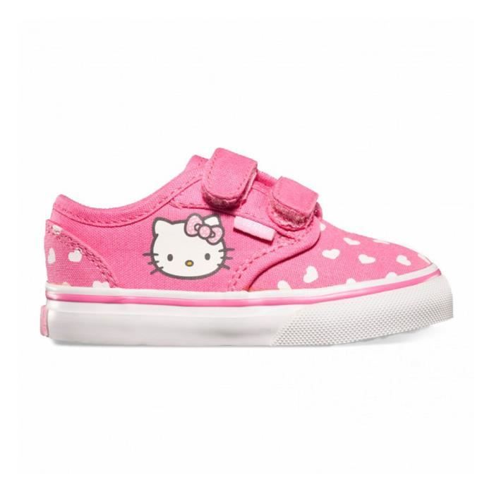 Hello Kitty Pink White VANS Kids Toddler Atwood V H13 Hello Kitty