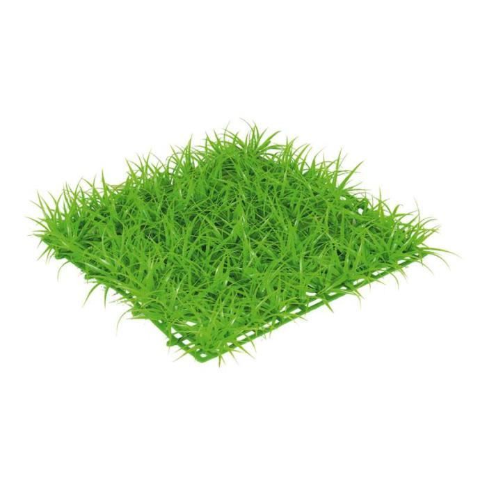 Plaque de gazon verte plastique 26 x26cm hauteur 3cm Achat / Vente