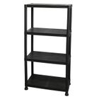 MEUBLE ETAGERE Etagère COGEX 4 plateaux noire