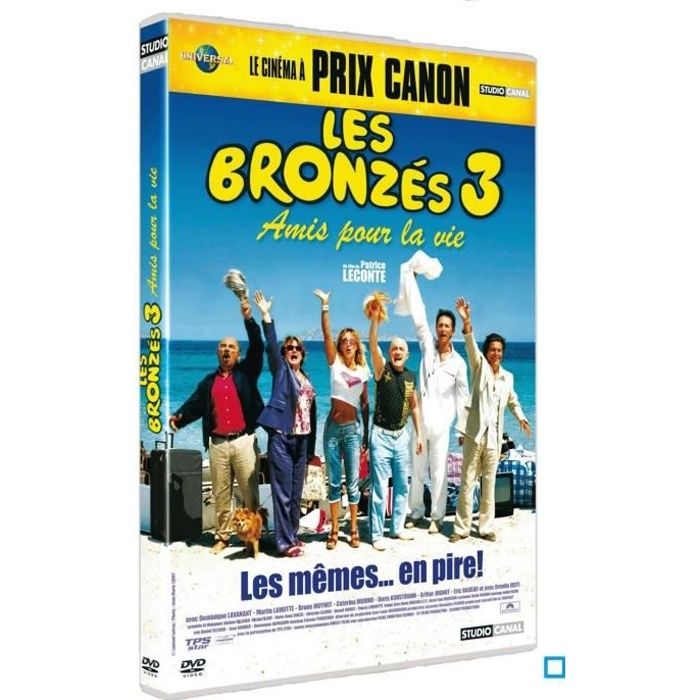 Les Bronzés 3 Amis Pour La Vie DVD Les bronzés 3 : amis pour la vie en dvd film pas cher Bruno Moynot