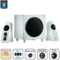 Enceintes multimedia 2.1 LOGITECHZ523BLANC2,1