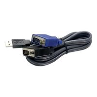 CABLE - NAPPE INTEGRATION Cable KVM - USB / VGA - 4,50 metres - TK-CU15