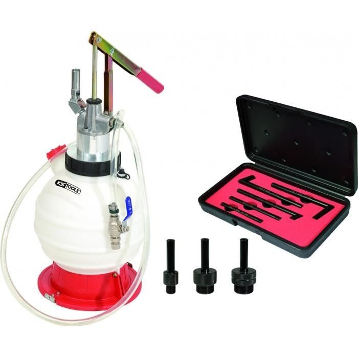 Hünersdorff Bike Filler - Système Remplissage Sécurité Moto - Noir/Rouge - Pour Bidons Jusqu'à 5L