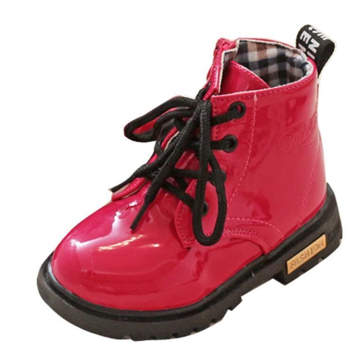 bottines garcons cuir