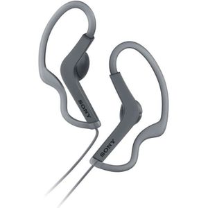 SONY MDR-AS210 Ecouteurs Sport tour d'oreille ajustables - Noir