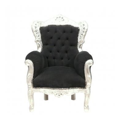 Fauteuil baroque noir enfant Achat / Vente fauteuil