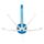 CASQUE  - MICROPHONE Logitech Stereo Headset H150 Sky Blue