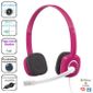 CASQUE  - MICROPHONE Logitech Stereo Headset H150 Fuchsia Pink