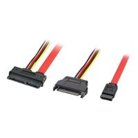 CABLE E-SATA Câble interne micro SATA alim + données, 0,3m