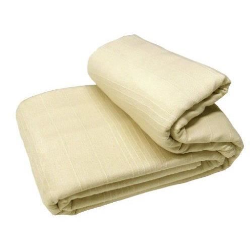 jeté de canapé/couvre lit en coton côtelé avec 2 housses
