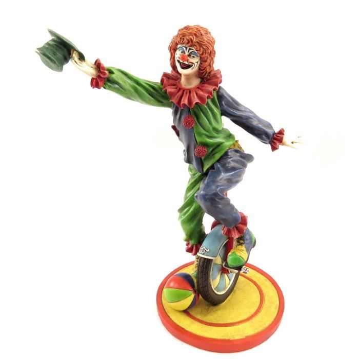 Figurine "Clown" monocycle - Achat / Vente figurine - personnage