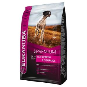 EUKANUBA Croquettes au poulet Premium Performance - Travail et endurance - 3kg - Pour chien adulte