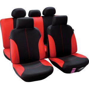 Housse Fidji T3 Noir/Rouge