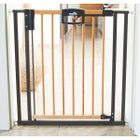 BARRIÈRE DE SÉCURITÉ  Barrière d'escaliers easylock wood bois/argent 84
