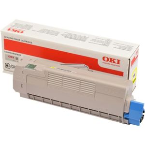 OKI Cartouche toner - Compatible C612 - Jaune