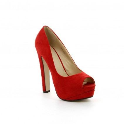 Chaussure femme Escarpin CHIKA Rouge - Achat  Vente Chaussure femme ...