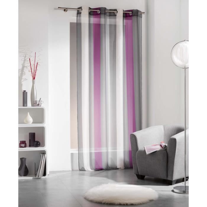 Rideaux violet achat / vente rideaux violet pas cher cdiscount Créatif rideaux Cuisine