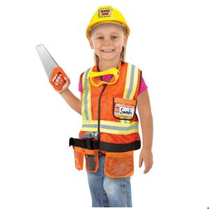 MELISSA & DOUG Costume De Travailleur De La Construction