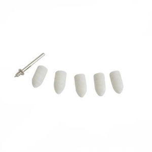 SILVERLINE Ensemble de pointes de polissage - Feutre pour outil rotatif - 6 pi?ces