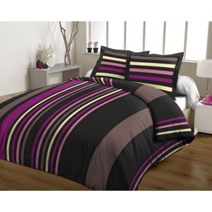CASATXU Housse 220x240cm + 2 Taies SONIA ROSE
