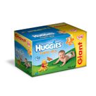 COUCHE-LANGE-LINGETTE BEBE HUGGIES Superdry Giant Box T3
