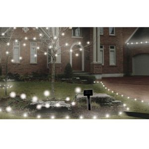 BORNE SOLAIRE CAPTEUR+FIL50LED