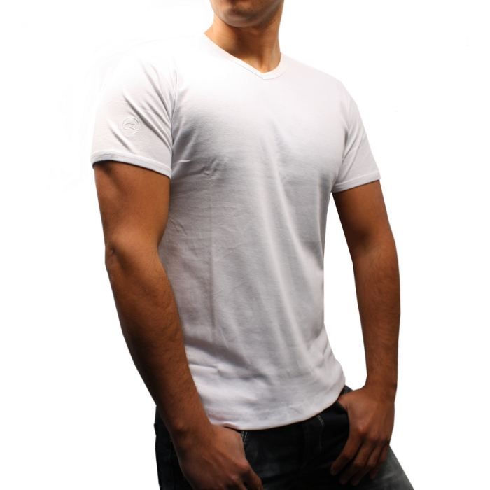Homme T Shirt Col V Blanc Fashion Blanc Achat Vente T Shirt Homme T Shirt Col V Blanc Fas à