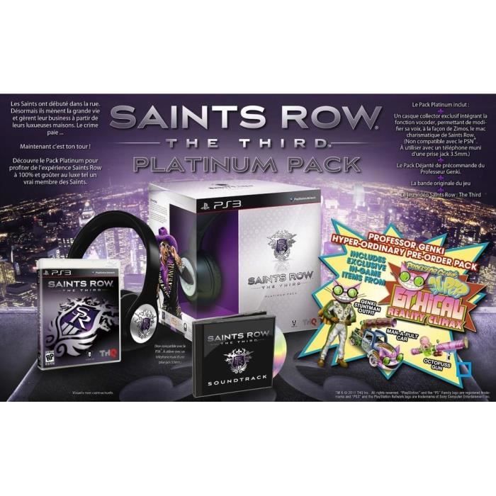 SAINTS ROW THE THIRD COLLECTOR / Jeu console PS3 Achat / Vente jeu