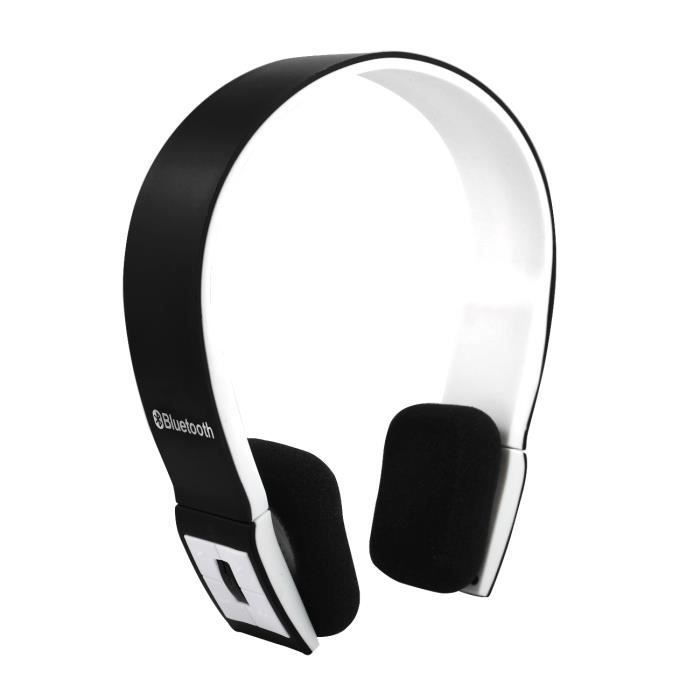 Tera &eacute;couteur casque audio bluetooth 3.0 avec microphone pour PC