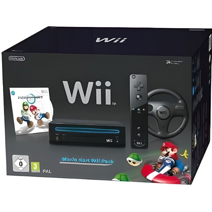 Pack Mario Kart + Console Wii noire Achat / Vente console wii Pack