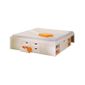 LIT COMBINE - LIT MEZZANINE Lit multi-rangements 140x190 blanc TIEGO