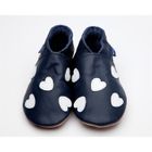 CHAUSSON/PANTOUFLE BEBE INCH BLUE Chausson cuir Cariad Bébé
