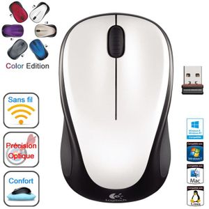 SOURIS Logitech Wireless Mouse M235 Ivory White