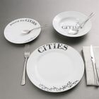 COUVERTS - MENAGERE SERVICE 18 PIECES DESIGN CITY PIXEL