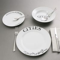 COUVERTS - MENAGERE SERVICE 18 PIECES DESIGN CITY PIXEL