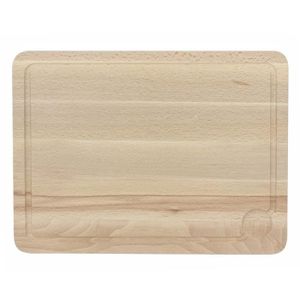 THEKITCHENETTE Planche ? découper avec rigole 5040379 43x32cm beige