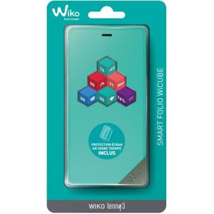 WIKO FOLIO WiCUBE BLEEN + Verre Trempé Lenny 3