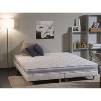 SOMMIER ET MATELAS  Ensemble 180x200cm Mémoire de forme + Gel COOL