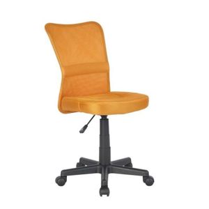 chaise de bureau orange
