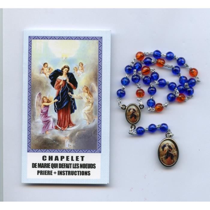 Chapelet Marie qui Défait les Noeuds + Prière Achat / Vente chapelet Chapelet Marie qui Défait l