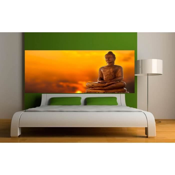Terrasse En Bois Stickers T Te De Lit D Co Chambre Bouddha Dimen
