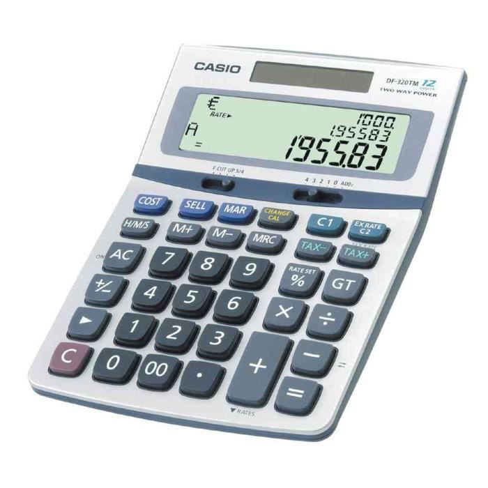 Calculatrice de bureau DF 320 TM Achat / Vente calculatrice
