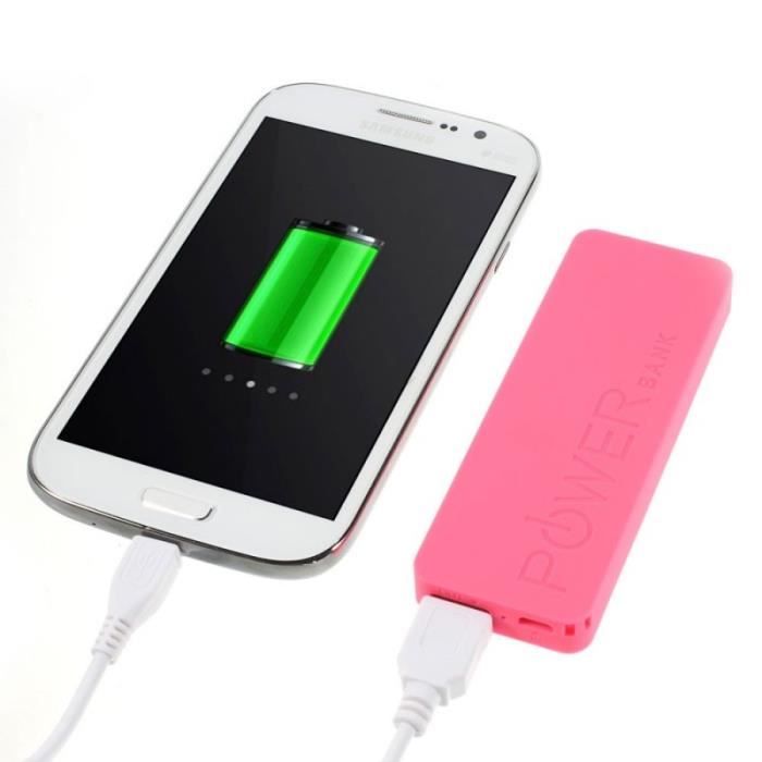 Batterie externe POWER Bank pour ORANGE 3000mAh Rose Micro USB Achat